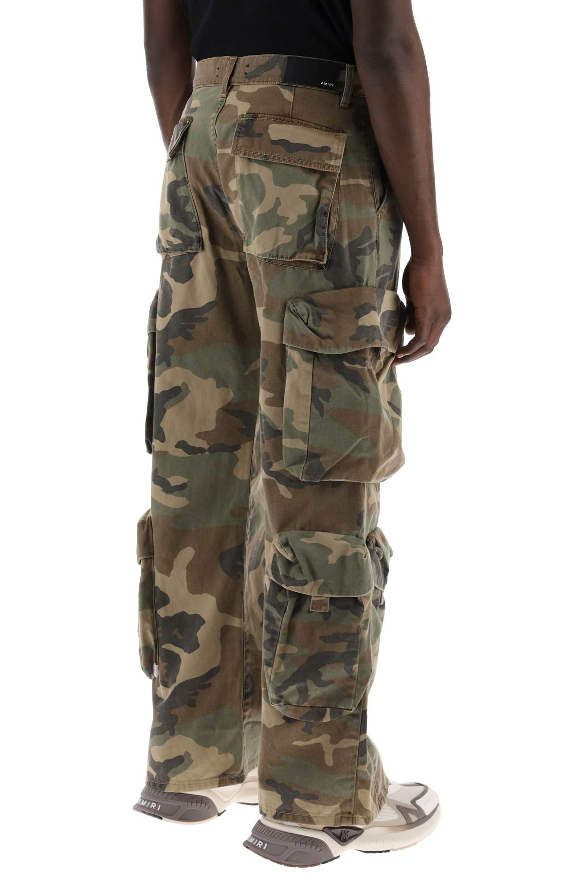 AMIRI Khaki Camouflage Cargo Pants for Men