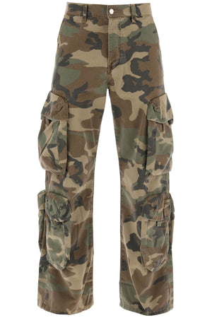 AMIRI Khaki Camouflage Cargo Pants for Men