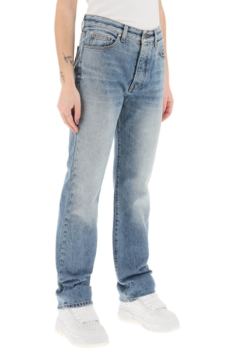 AMIRI Light Blue Straight Cut Jeans for Women
