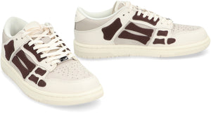 AMIRI Gray Contrast Low-Top Sneakers for Women