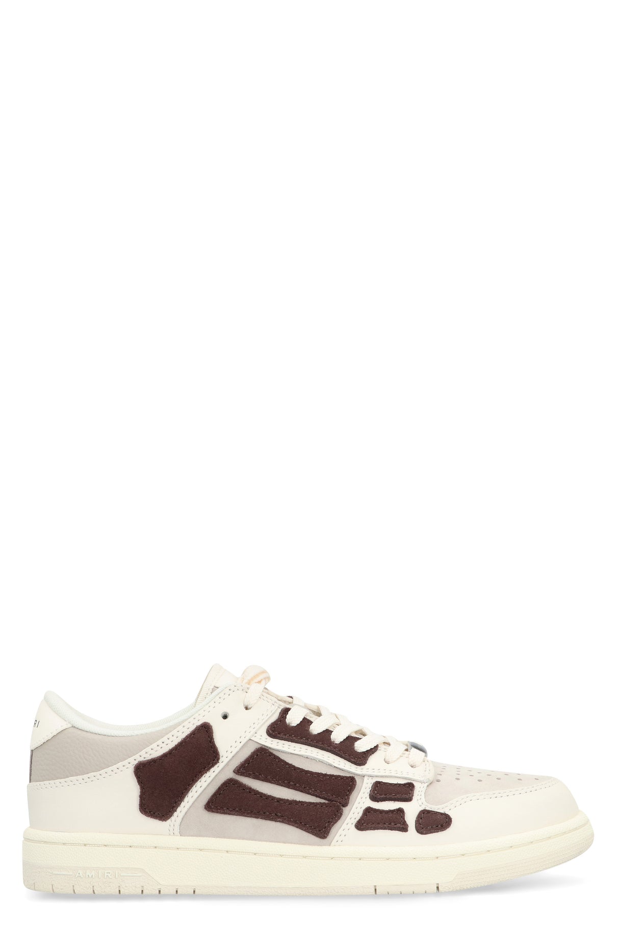 AMIRI Gray Contrast Low-Top Sneakers for Women