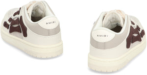 AMIRI Gray Contrast Low-Top Sneakers for Women