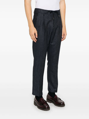 HERNO Men's Tailored Tapered Trousers