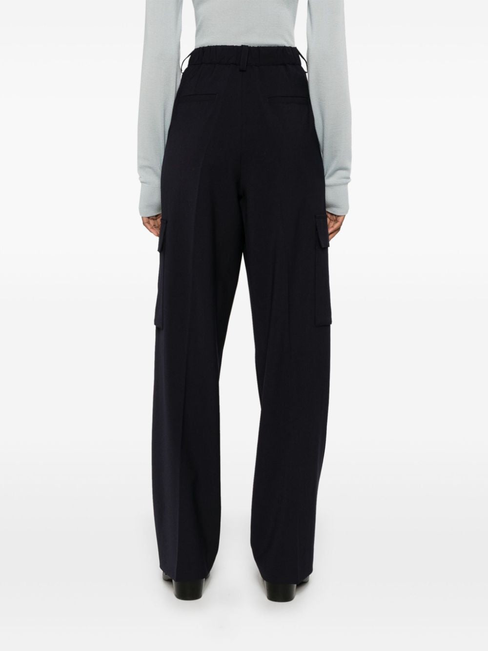 HERNO Straight Cargo Pants for Women - FW24 Collection