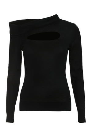 ISABEL MARANT Cozy Black Knit Top for Fall Season 2024