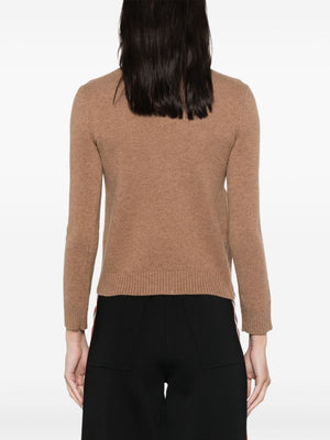 ISABEL MARANT ETOILE Ludma Camel Round Neck Sweater - Cozy and Elegant