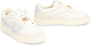 PALM ANGELS Palm Beach University Leather Low Sneakers