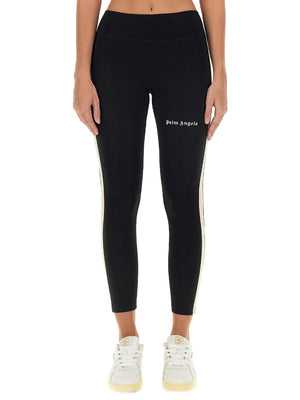 PALM ANGELS Logo-Embellished Leggings - Size S