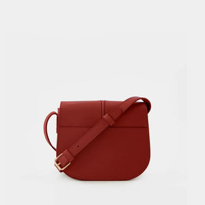 A.P.C. Stylish Crossbody Bag for Women in Rich Red Color