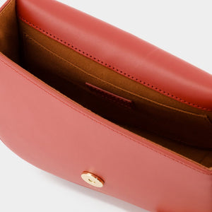 A.P.C. Stylish Crossbody Bag for Women in Rich Red Color