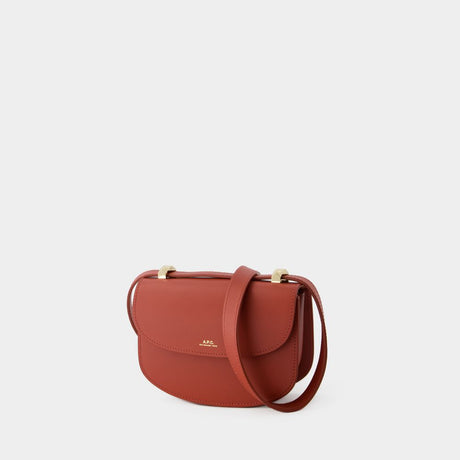 A.P.C. Women's Mini Crossbody Bag in Red Cowhide for Fall/Winter 2024