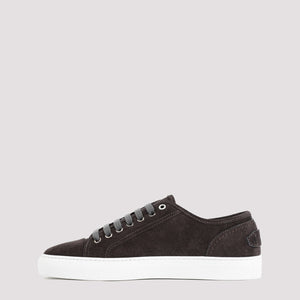 BRIONI Men's Grey Suede Sneakers for SS23