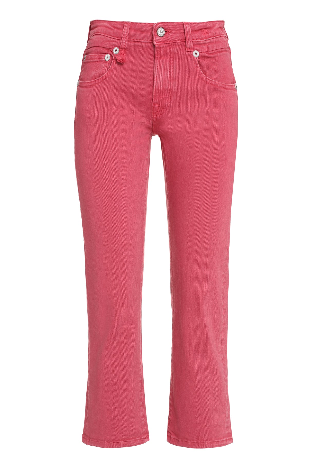 R13 Pink Boy-Straight Jeans for Women - SS23 Collection