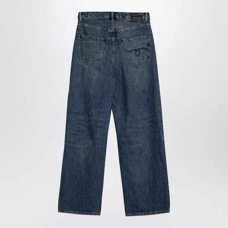 R13 Dawson Blue Wide-Leg Denim Jeans