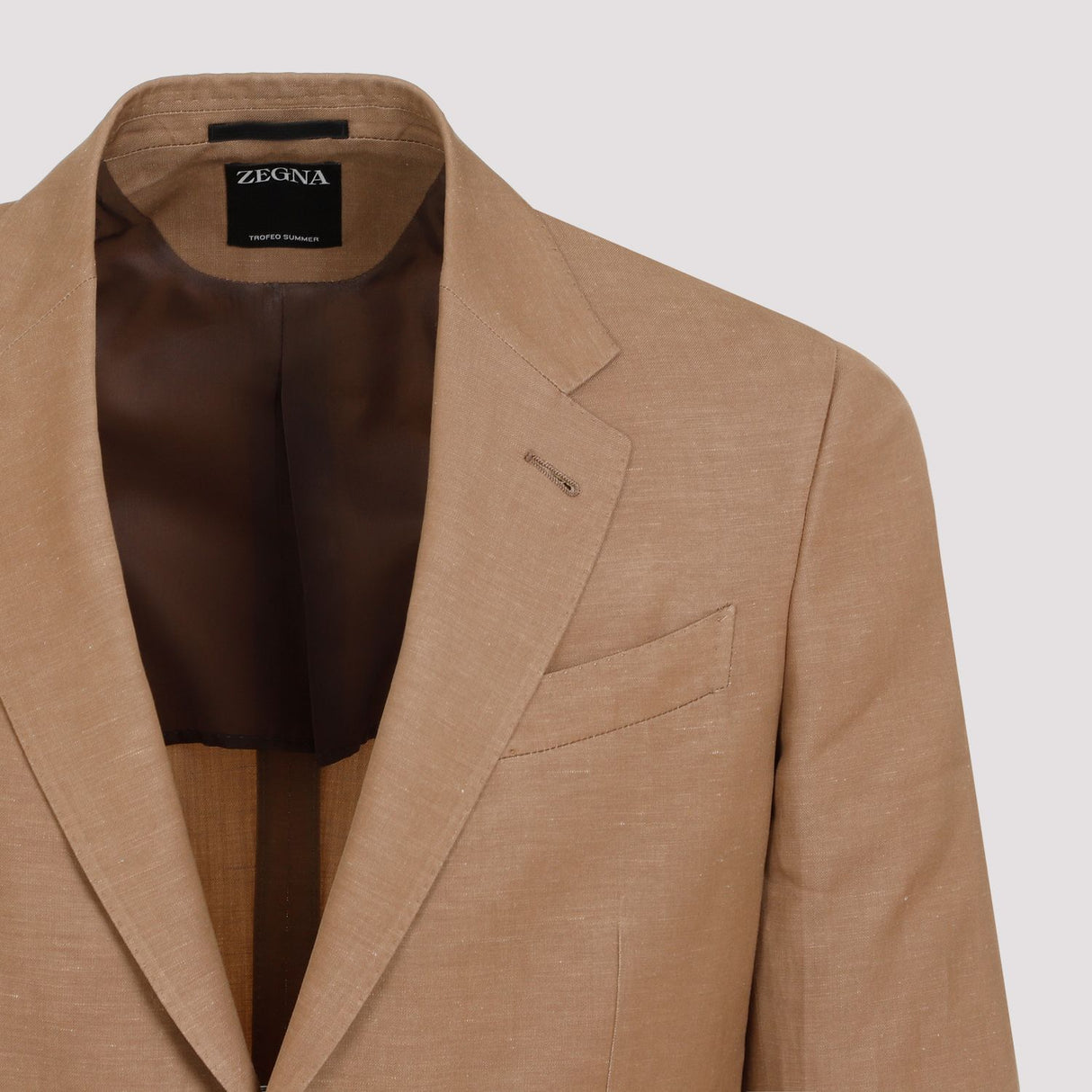 ZEGNA Brown Formal Summer Jacket for Men