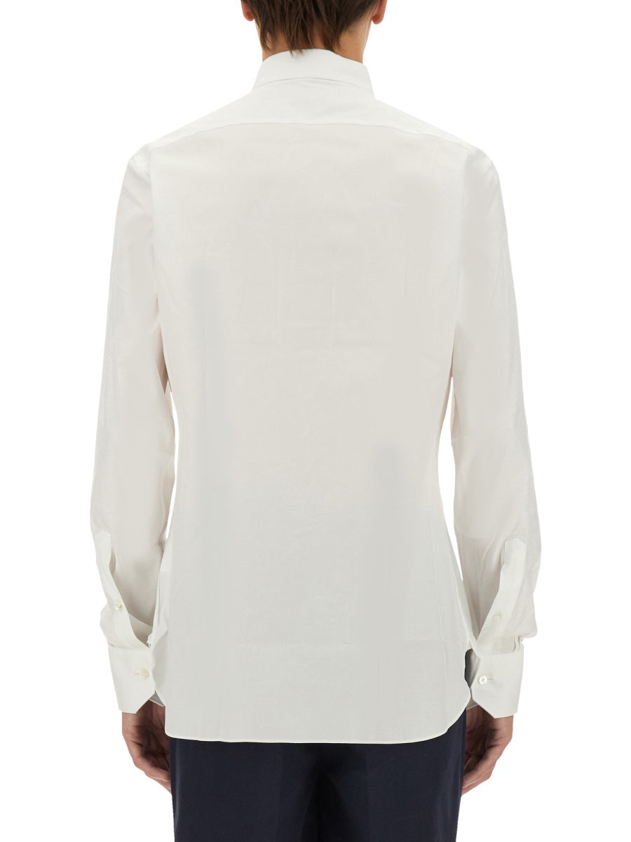 ZEGNA Modern Stretch Cotton Shirt - Size 39