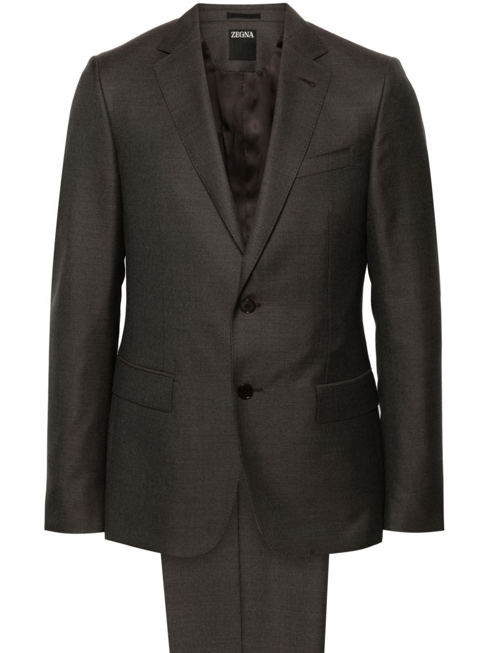 ZEGNA Pure Wool Suit for Men - Fall/Winter 2024