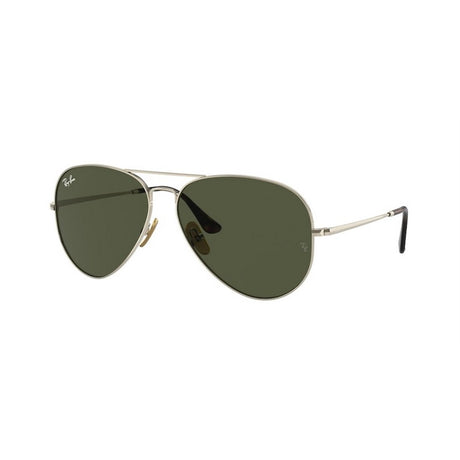 RAY-BAN Unisex Aviator Titanium Sunglasses