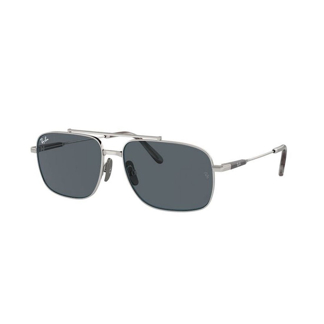 RAY-BAN MICHAEL TITANIUM RB8096 Silver Blue Unisex Sunglasses