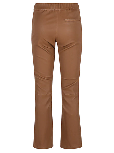 ENES Women's Straight Pants Longest Stretch in Camel for Fall/Winter 2024