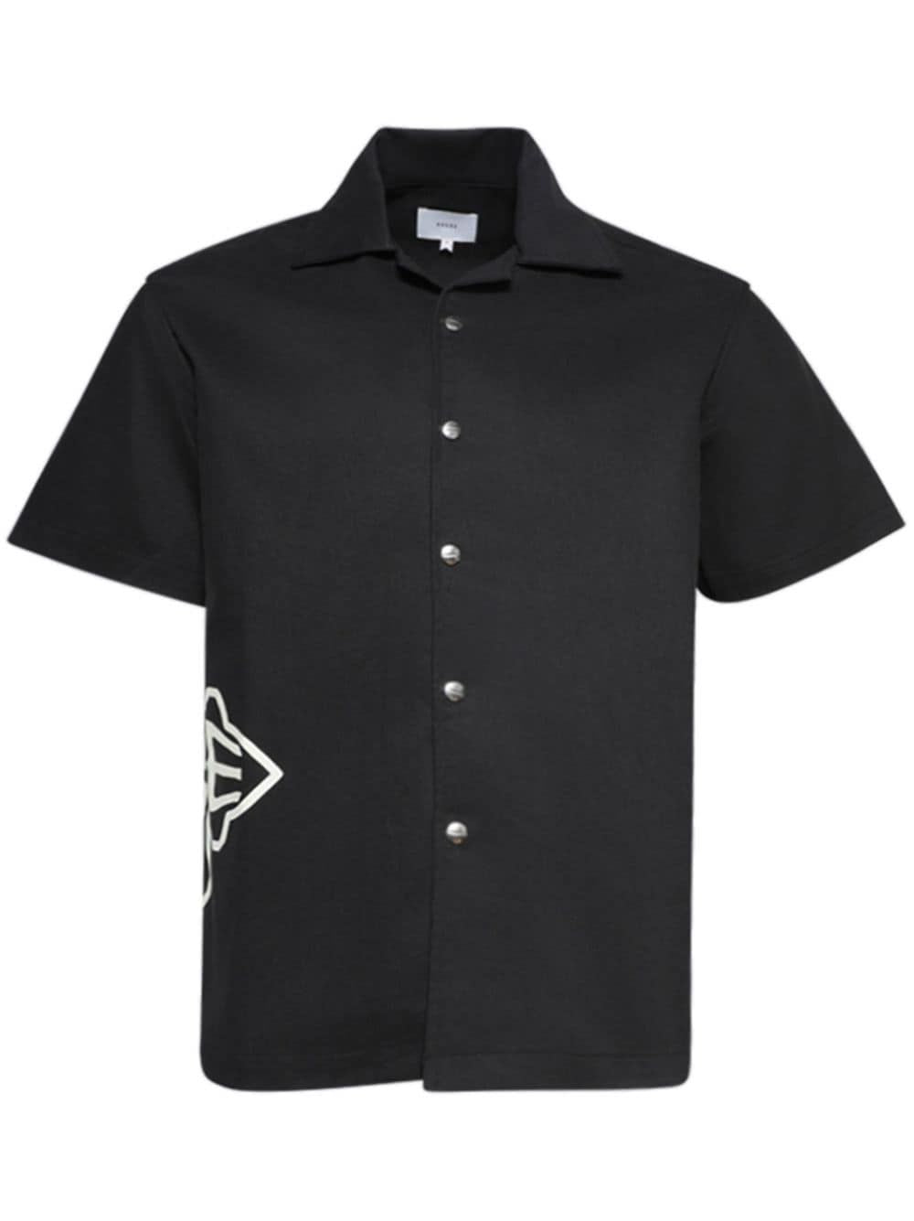 RHUDE Cross Logo Snap Shirt for Men - FW24 Collection