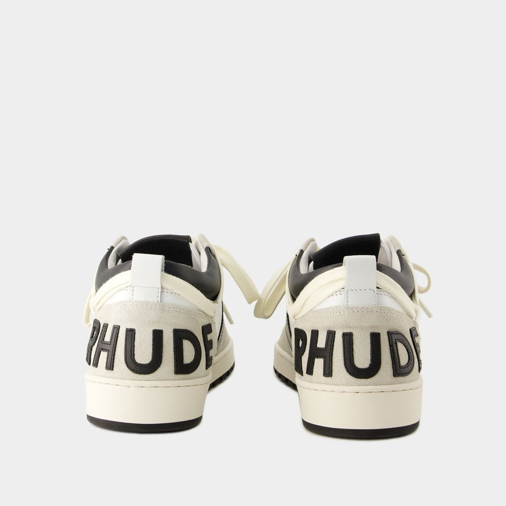 RHUDE White Low Top Sneakers for Men - SS24 Collection