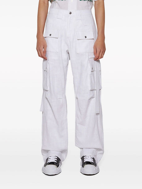 RHUDE Men's Wide Design Cargo Pants