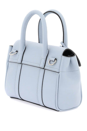Túi xách tay nhỏ màu xanh nhạt Bayswater bằng da cho phụ nữ - Bộ sưu tập SS24