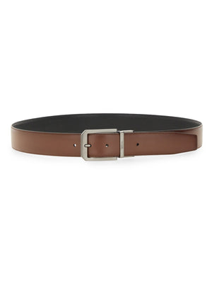 ZEGNA Reversible Leather Belt for Men