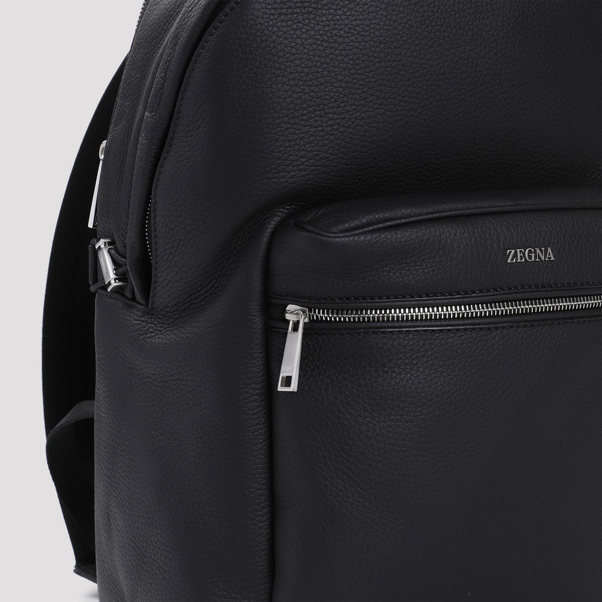 ZEGNA Leather Backpack - 30cm x 43cm x 13cm