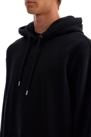 LANVIN Oversized Hooded Sweatshirt with Embroidered Logo