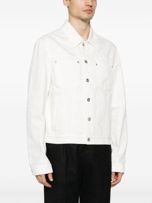 LANVIN Men's White Regular Jacket for SS24