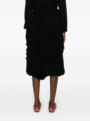 COMME DES GARÇONS Gathered Skirt for Women - Seasonal Must-Have!