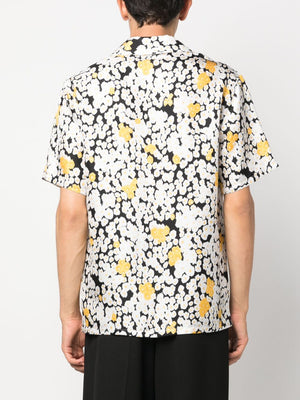 LANVIN Men's Floral Print Silk Shirt - FW23 Collection