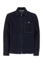 LANVIN Stylish Men's Navy Blue Long Sleeved Jacket for Casual and Celebratory Events