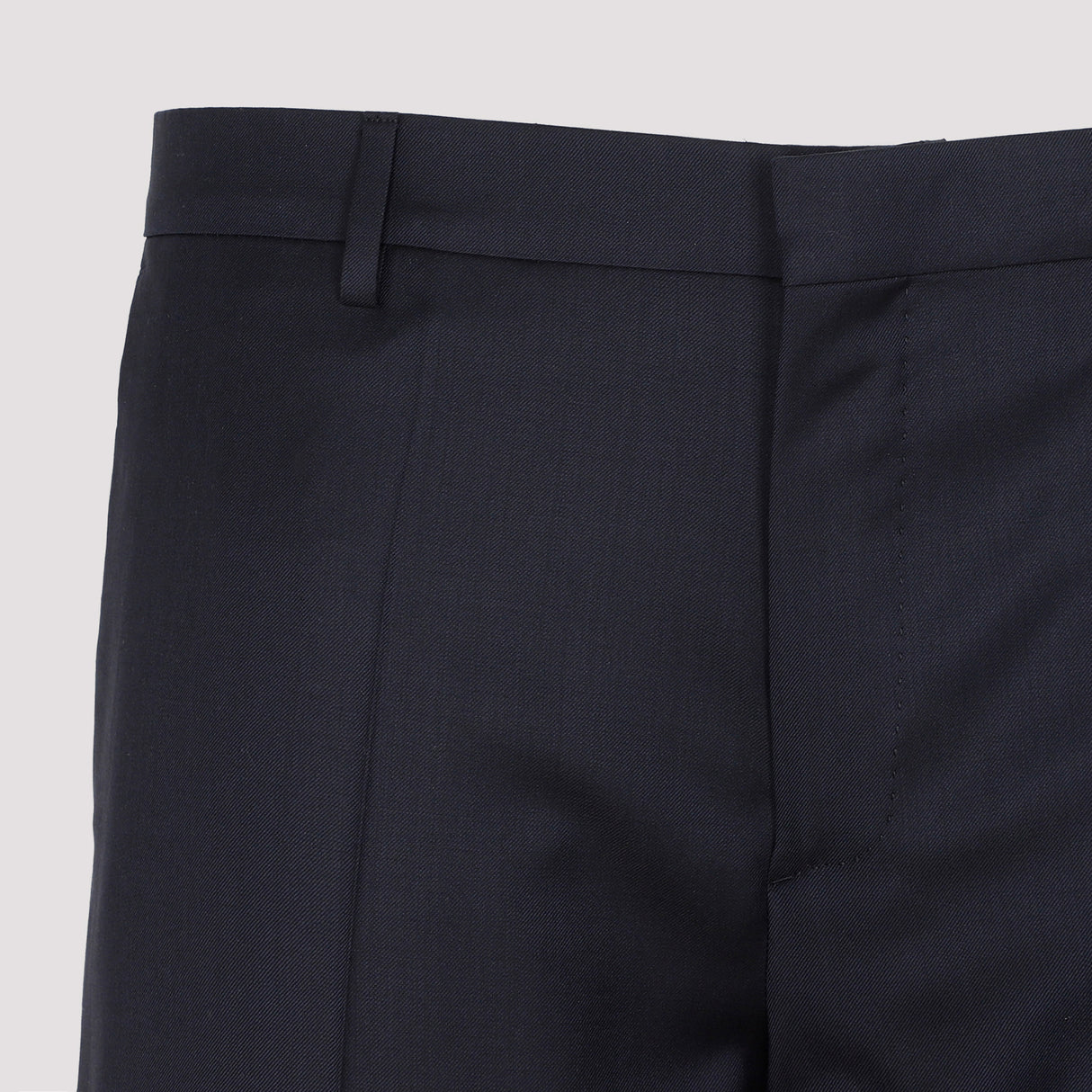 LANVIN Classic Blue Wool Pants for Men | SS23 Collection