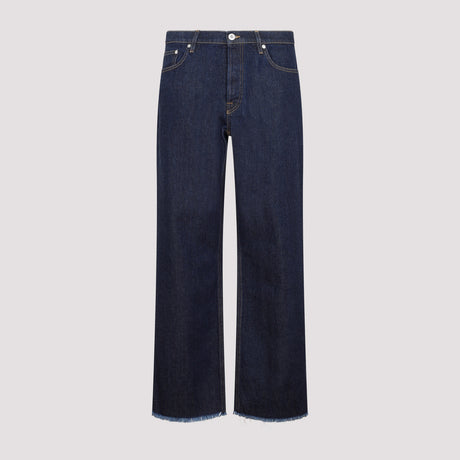 Quần Jeans denim vải cotton với cạp xỏ dây cho phái mạnh - FW23