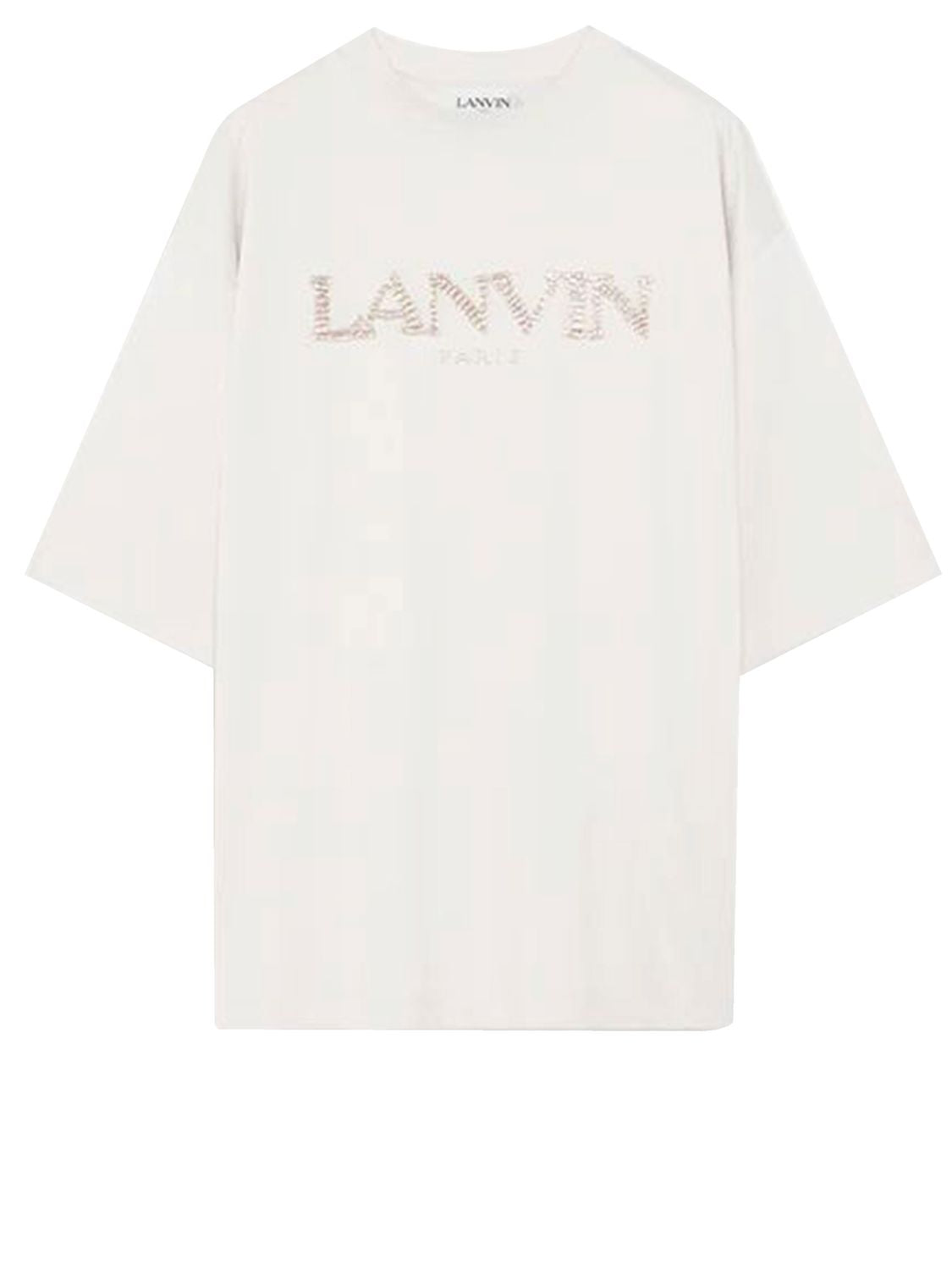 LANVIN Oversized Logo T-Shirt - Men's M