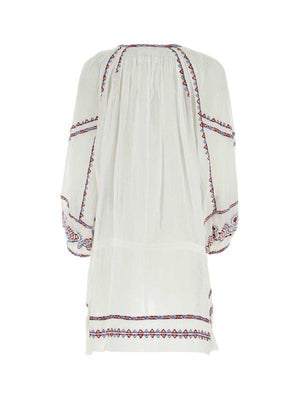 ISABEL MARANT ETOILE White Cotton Dress - SS23 Collection