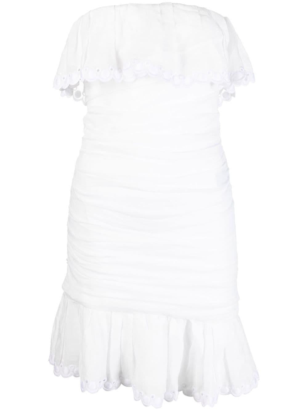 Elegant White Ramie Dress for Women - SS23 Collection