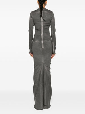 RICK OWENS Grey Mid-Length Skirt - 24SS Collection