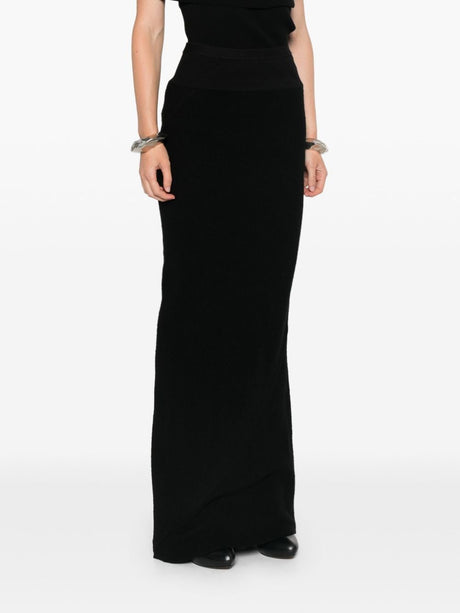 RICK OWENS Panelled Design High Waist Skirt