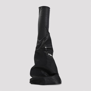 RICK OWENS Chic Cargo Flare Sneak Boots