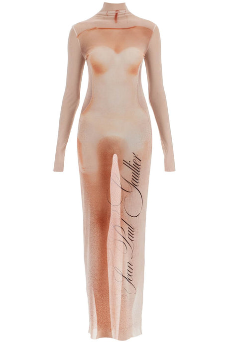 JEAN PAUL GAULTIER Long Mesh Dress - Fitted Silhouette