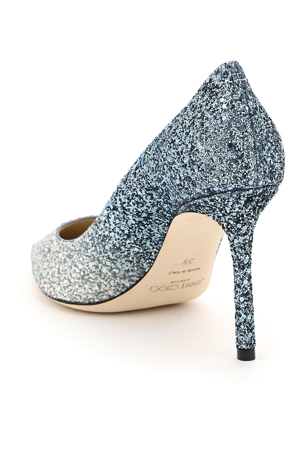 JIMMY CHOO Shaded Glitter Romy Pumps with Suede Trims in Mixed Colours for Women