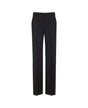 RICK OWENS High-Waisted Straight Cut Wool Pants for Women