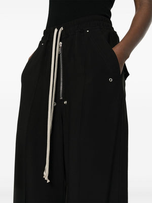 RICK OWENS New 24SS Black Training Pants for Women