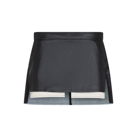 RICK OWENS Contemporary Cutoff Mini Skirt