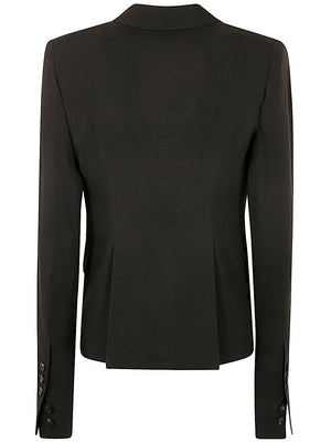 RICK OWENS 60CM Stylish Wool Outer Jacket for Women