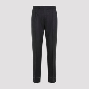 BRIONI Melbourne Tailored Wool Trousers